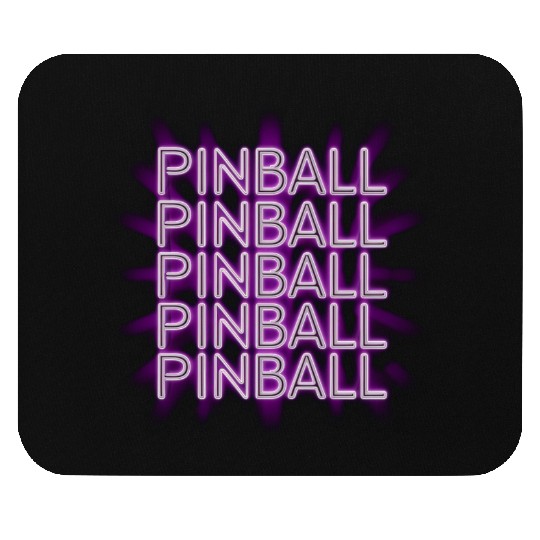 Pinball Purple Neon Mouse Pads