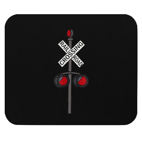 Railroad Sign Mouse Pads