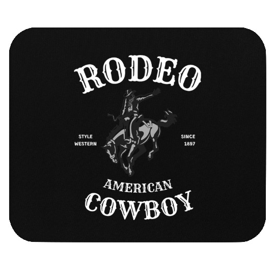 Rodeo Cowboy Mouse Pads