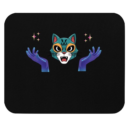 Witch cat Mouse Pads