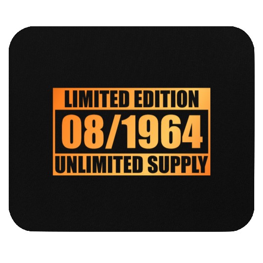 60th birthday Limited Edition - ꝏ Supply 08/1964 Mouse Pads