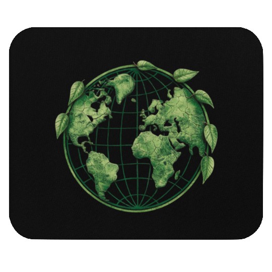 Green Earth Mouse Pads