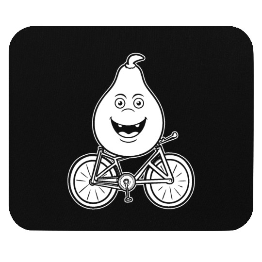 Cycling Cyclist Avocado Mouse Pads