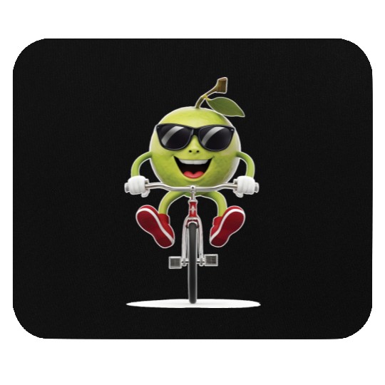 Guava Cycling On Bike Realistic Mouse Pads