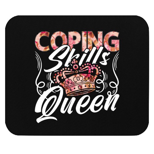 School Counselor Coping Skills Queen Social Worker Mouse Pads