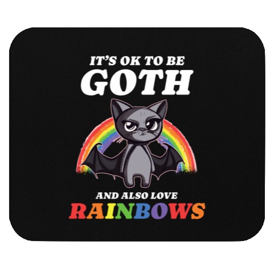 Goth Rock Satan Unicorn Festivals Death Metal Mouse Pads