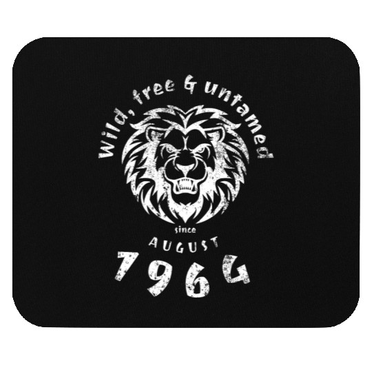 60th birthday Wild, free & untamed since 08/1964 Mouse Pads