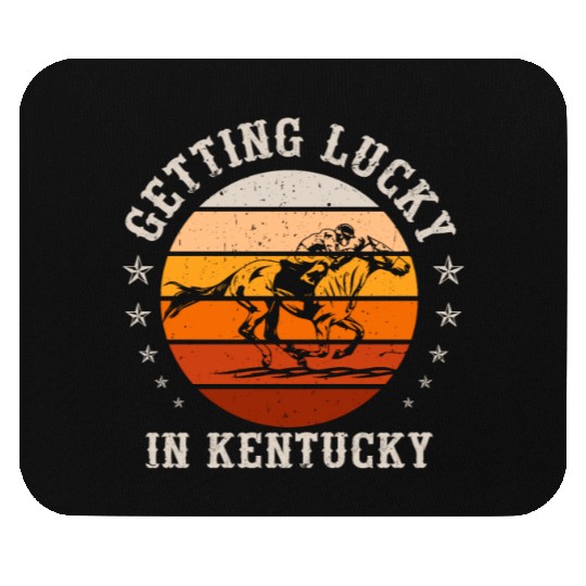 Getting Lucky In Kentucky Horse Racing Mouse Pads