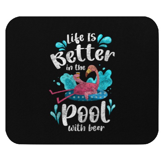 Swimming Pool Sun Swimming Trunks Mouse Pads