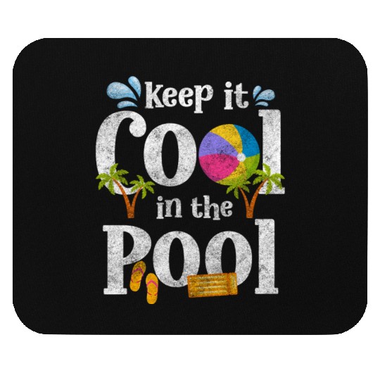 Pool Party Diving Vacation Swimming Trunks Mouse Pads