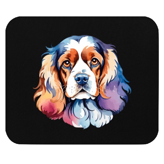American Cocker Spaniel Watercolor Mouse Pads