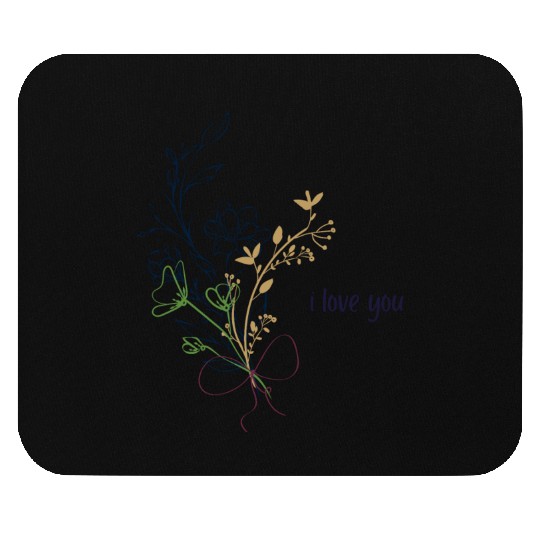 i love you #3 Mouse Pads