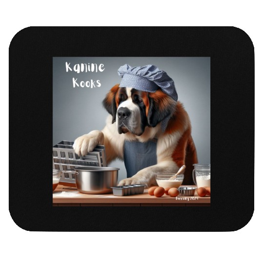 cool fun food dog Mouse Pads