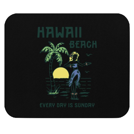 Hawaii Paradise: Tropical Island Vibes Mouse Pads
