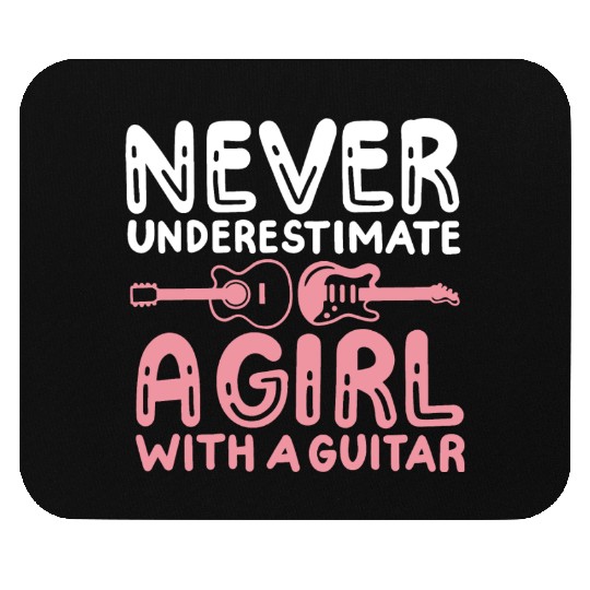 Guitar girl Guitarist Guitar player Mouse Pads