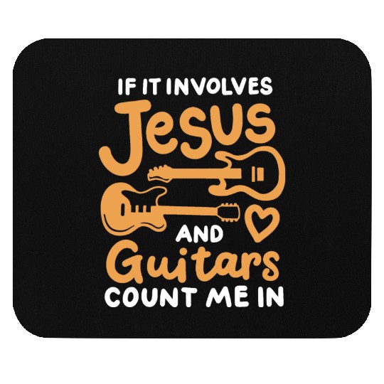 Guitars Guitar player Christian Mouse Pads