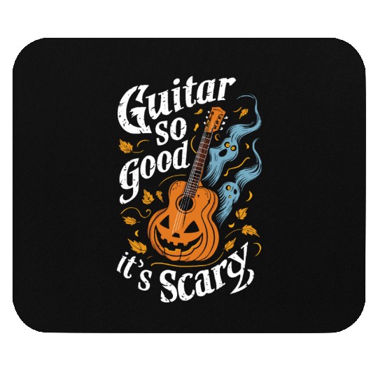 musical pumpkin autumn vibes spooky guitar autumn Mouse Pads