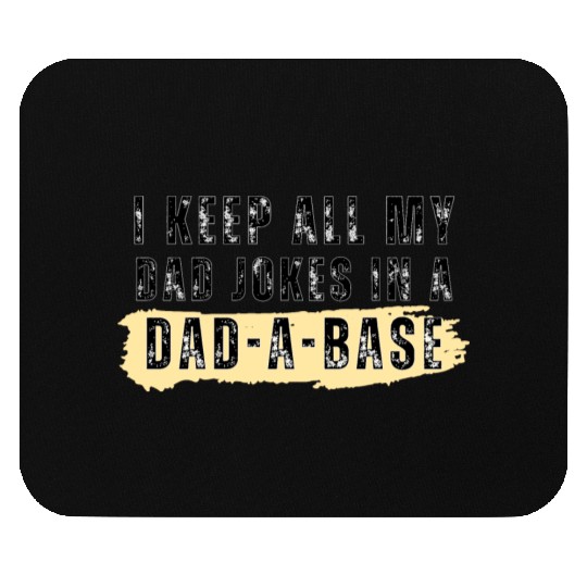 Funny dad jokes from son or daughter fathers day Mouse Pads