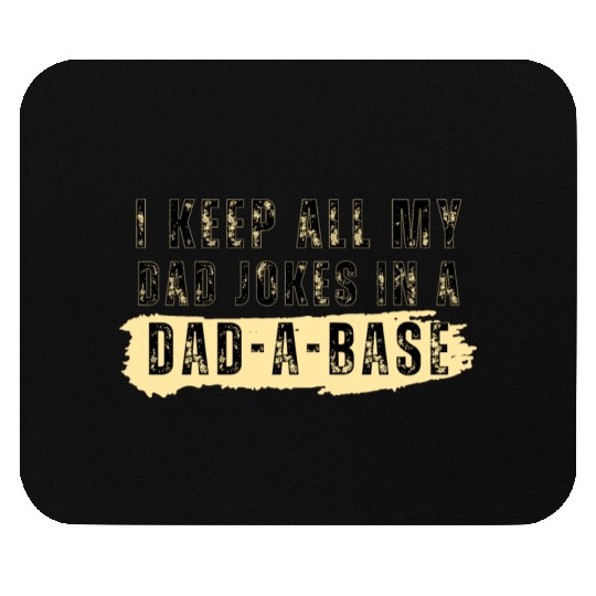 Funny dad jokes from son or daughter fathers day Mouse Pads