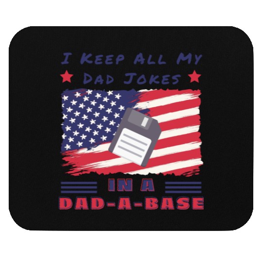 Funny dad jokes from son or daughter fathers day Mouse Pads
