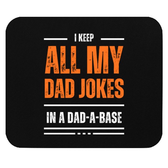 Funny dad jokes from son or daughter fathers day Mouse Pads