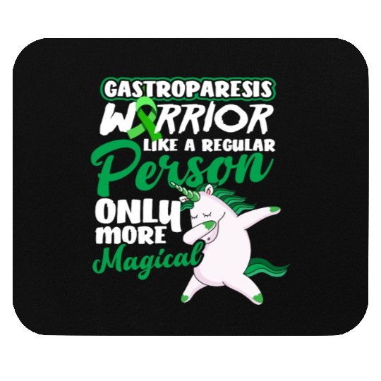 Unicorn Warrior Magical Gastroparesis Awareness Mouse Pads