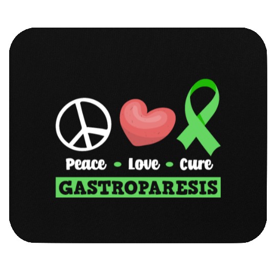 Peace Love Gastroparesis Awareness Mouse Pads