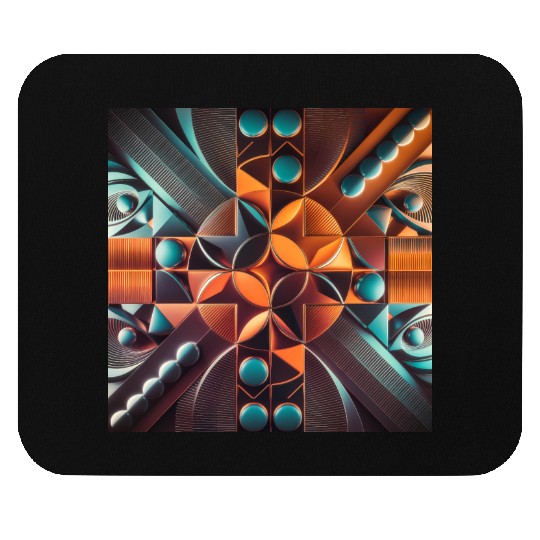 Geometric Symphony Mouse Pads