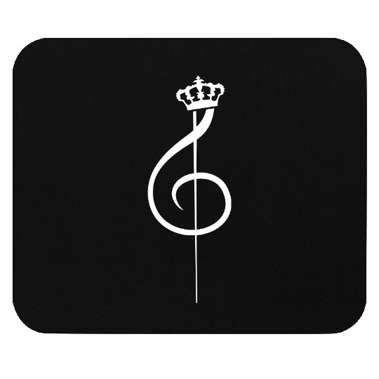 Crown Music Clef Note King Queen Prince Princess Mouse Pads