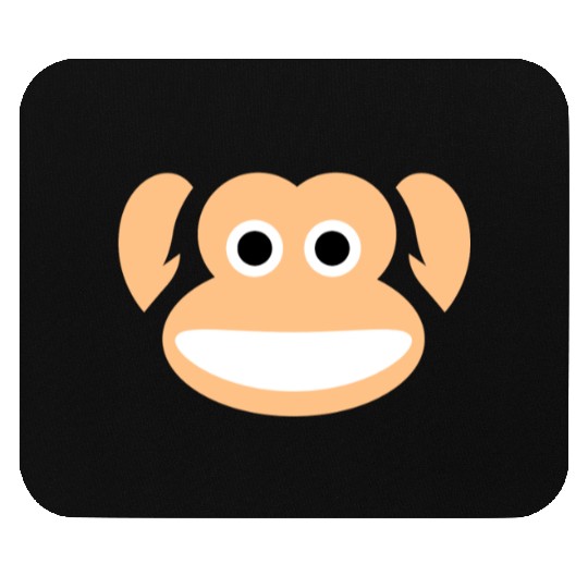 Cute Monkey Whole Face Ape Animal Primate Lover Mouse Pads