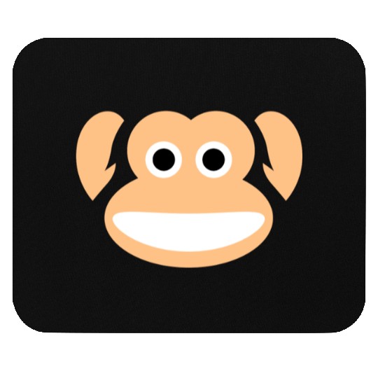 Cute Monkey Whole Face Ape Animal Primate Lover Mouse Pads