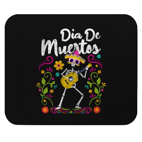 Dia De Muertos Death Skeleton Commemoration Mouse Pads