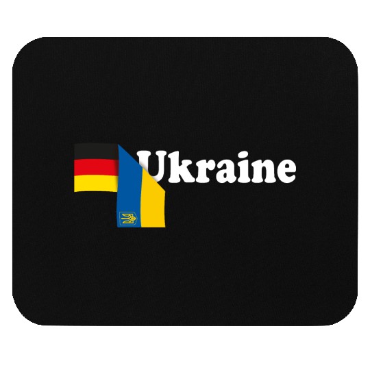 Germany Ukraine Tryzub Flag Mouse Pads