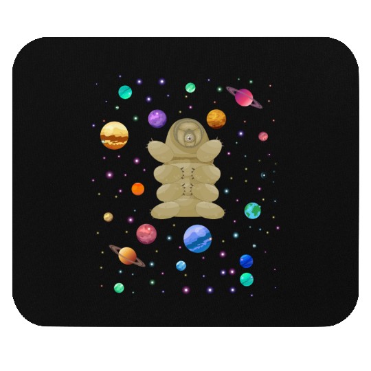 Tardigrade Space! Nerd, Geek Microbiology Science Mouse Pads