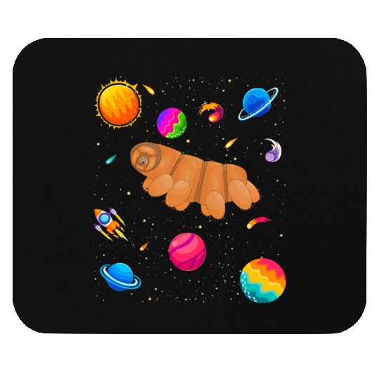 Tardigrade Space! Nerd, Geek Microbiology Science Mouse Pads