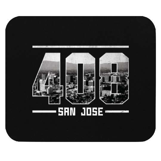 Vintage San Jose 408 Mouse Pads