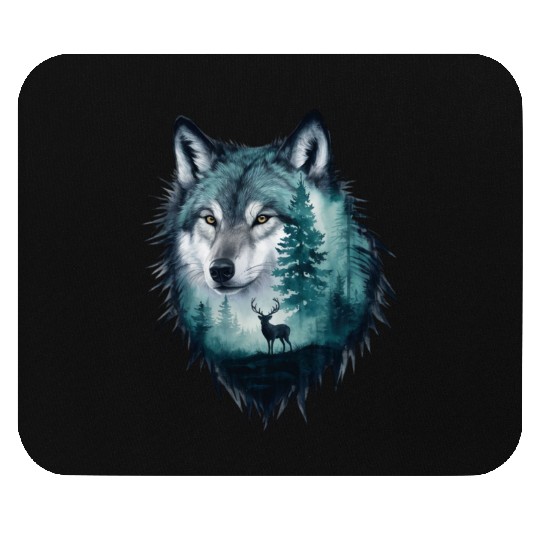 Wolf 2 Mouse Pads