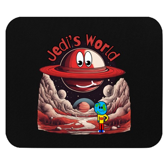 Jedi s World Planet World Mouse Pads