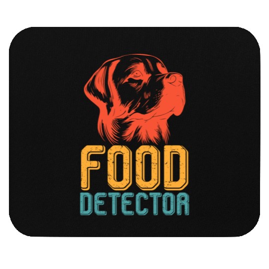 Labrador FOOD DETECTOR Funny Labrador Mouse Pads