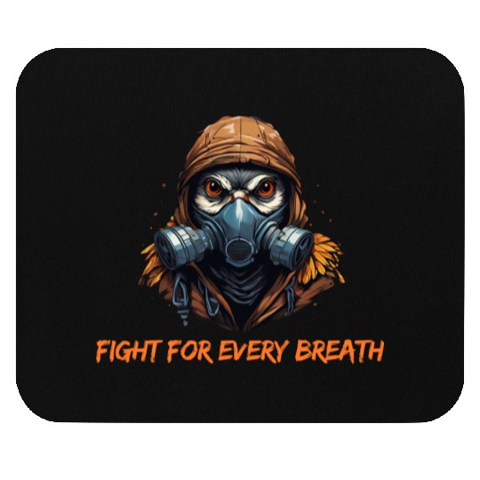 Fight for every breath Mouse Pads