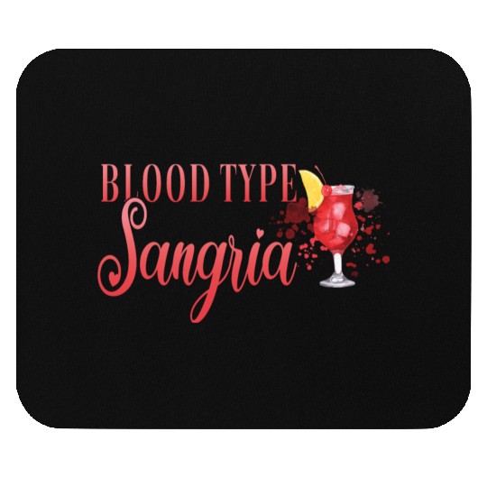 Cocktail Bartender Blood Type Sangria Mouse Pads