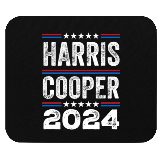 Kamala Harris Cooper 2024 US Election Democrat Mouse Pads