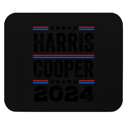 Kamala Harris Cooper 2024 US Election Democrat Mouse Pads