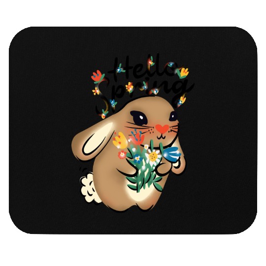 Hello Spring Mouse Pads