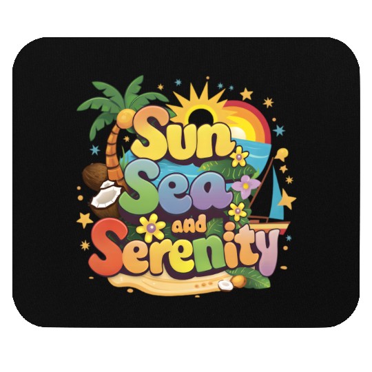 Sun Sea And Serenity Mouse Pads