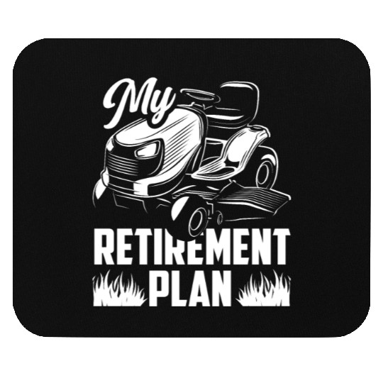 Landscaper Gardener Retirement Plan Mouse Pads