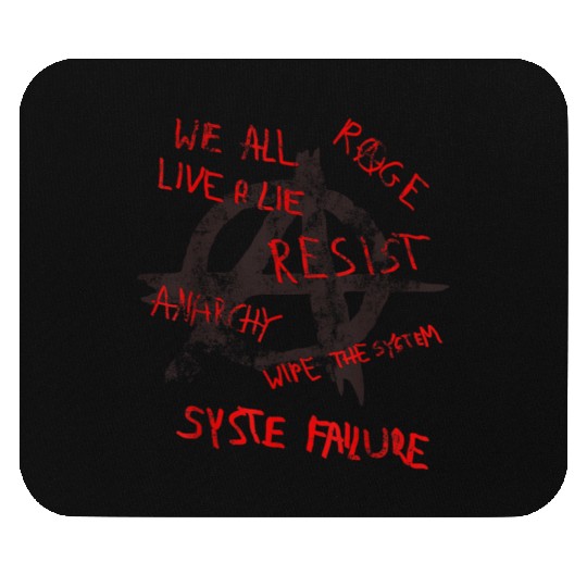 Anarchy Anarchist Merch Peaceful Anarchism Mouse Pads