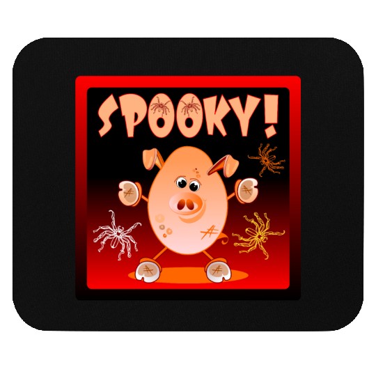 HAPPY HALLOWEEN SPIDERS PIGLET Mouse Pads