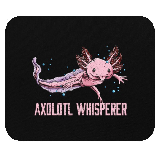 Axolotl Whisperer Salamander Animal Lover Amphibia Mouse Pads