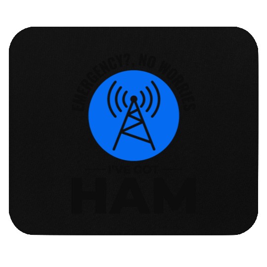 Amateur Ham Radio Operator Radio Waves Frequency Mouse Pads